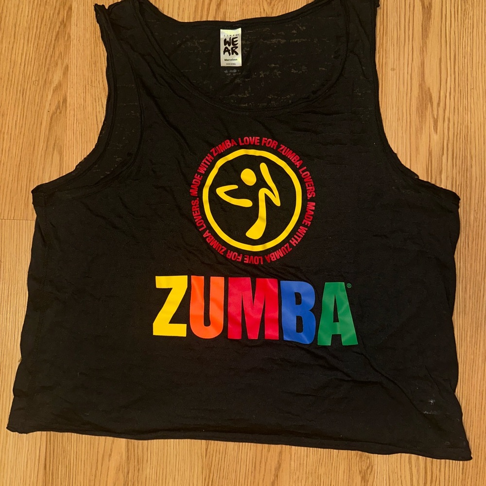 Zumba Fitness Black Marvelous=Medium Tank